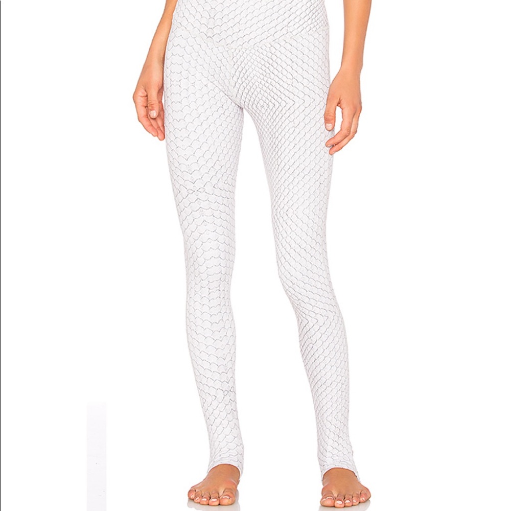 Varley Oak Stirrup Legging in White Snake